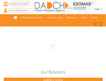 Tablet Screenshot of dadch-co.com